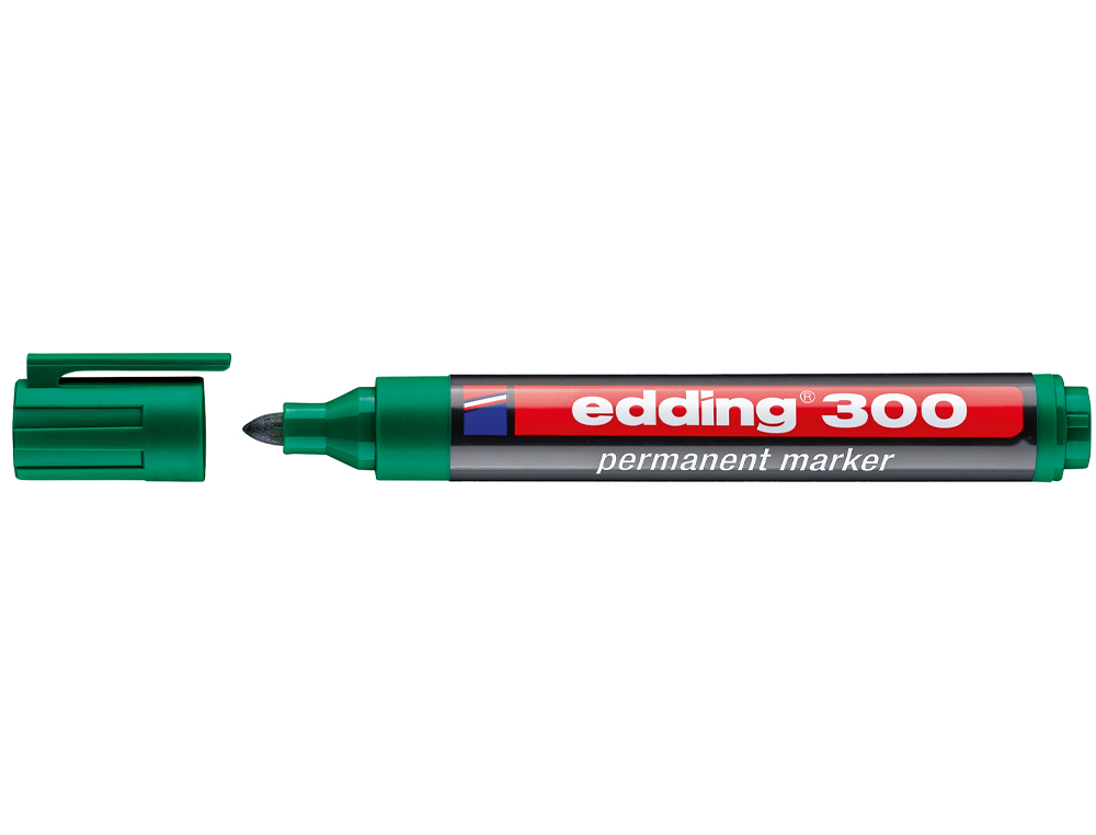 Edding 300 Rotulador Permanente Color Verde