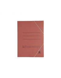 Carpeta Gomas Sencilla MARIOLA Cartón Mate, Folio Cuero