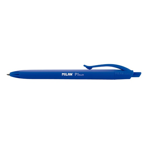 [176510925] Milan P1 Touch Boligrafo de Bola Retractil Azul