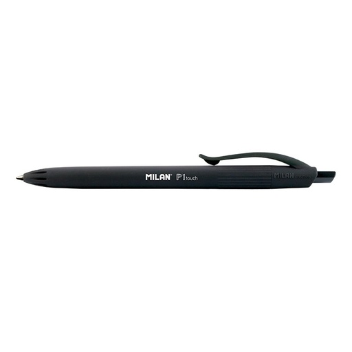 [176511925] Milan P1 Touch Boligrafo de Bola Retractil Negro