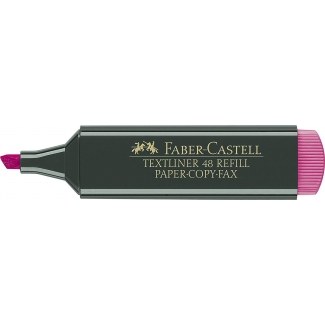 [48-28] Faber-Castell Rotulador Marcador Fluorescente Textliner 48 Rosa